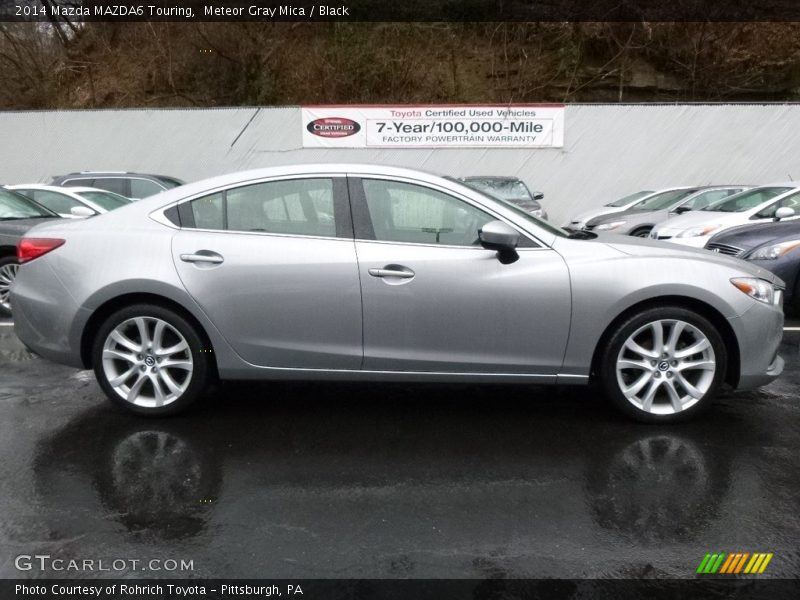 Meteor Gray Mica / Black 2014 Mazda MAZDA6 Touring