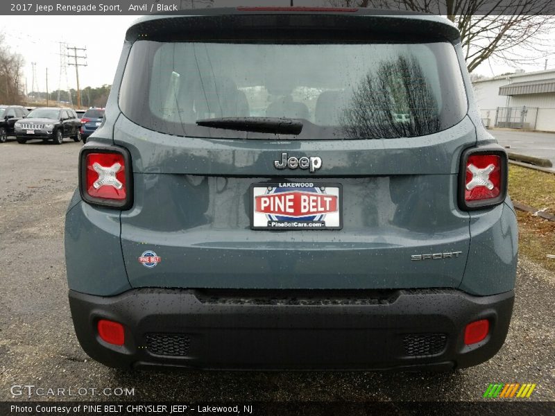 Anvil / Black 2017 Jeep Renegade Sport