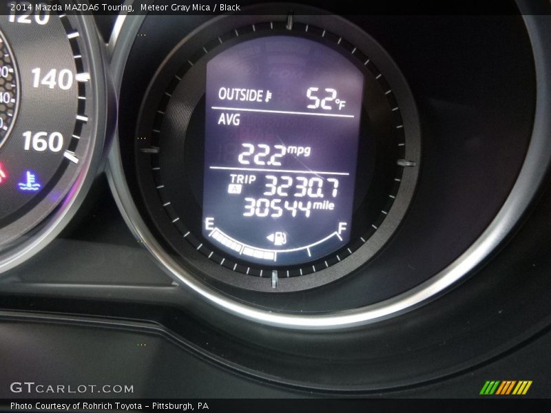 Meteor Gray Mica / Black 2014 Mazda MAZDA6 Touring