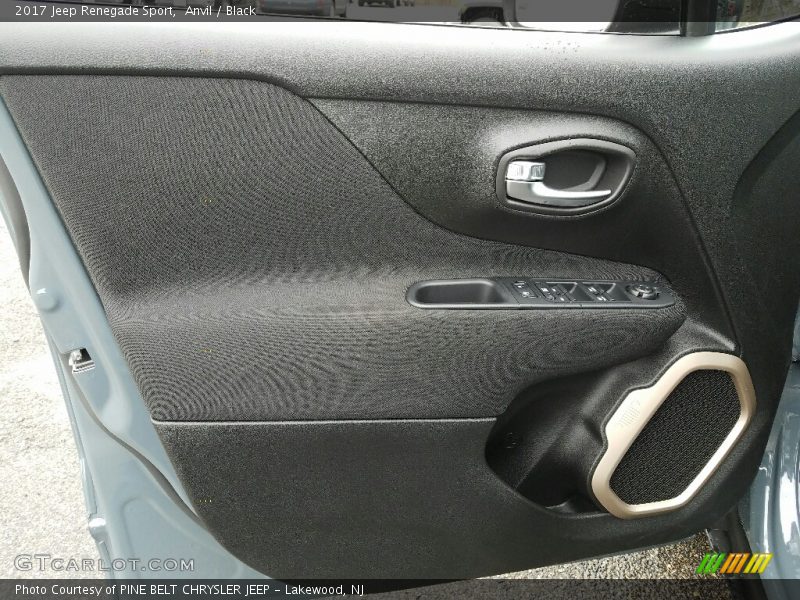 Anvil / Black 2017 Jeep Renegade Sport