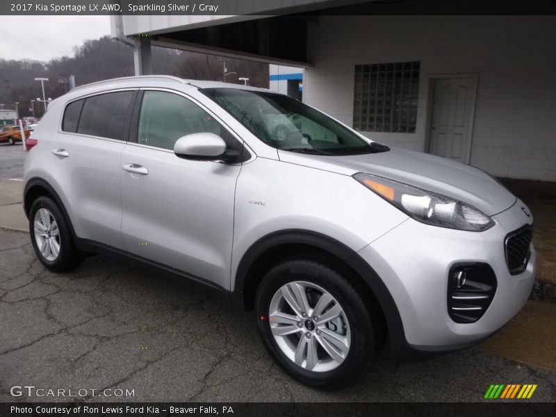 Sparkling Silver / Gray 2017 Kia Sportage LX AWD