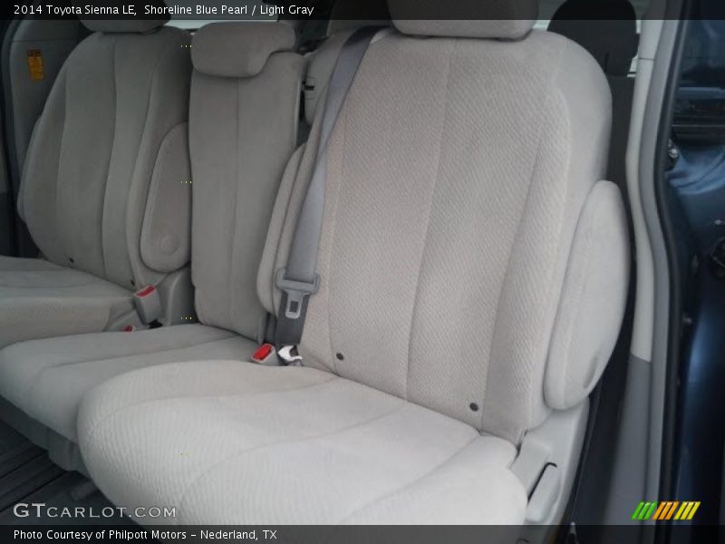 Shoreline Blue Pearl / Light Gray 2014 Toyota Sienna LE