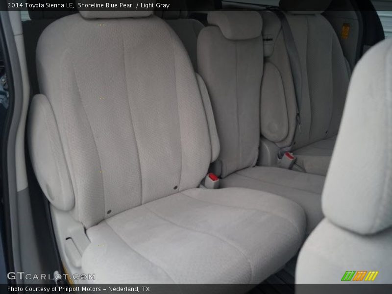 Shoreline Blue Pearl / Light Gray 2014 Toyota Sienna LE