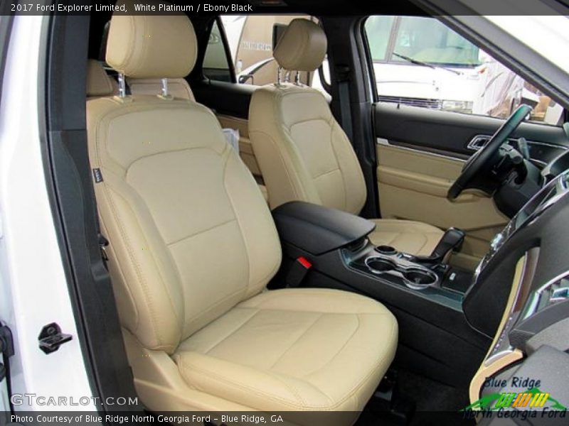 White Platinum / Ebony Black 2017 Ford Explorer Limited