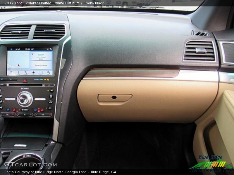 White Platinum / Ebony Black 2017 Ford Explorer Limited