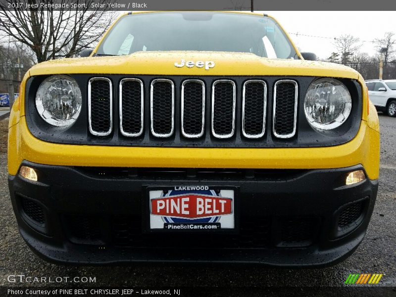 Solar Yellow / Black 2017 Jeep Renegade Sport