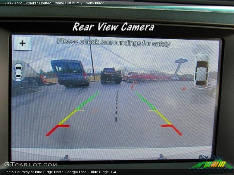 White Platinum / Ebony Black 2017 Ford Explorer Limited
