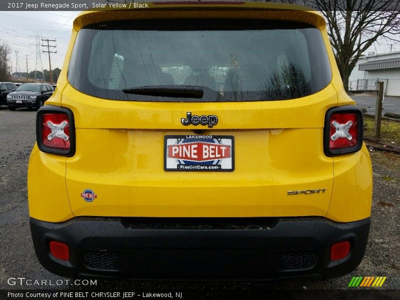Solar Yellow / Black 2017 Jeep Renegade Sport