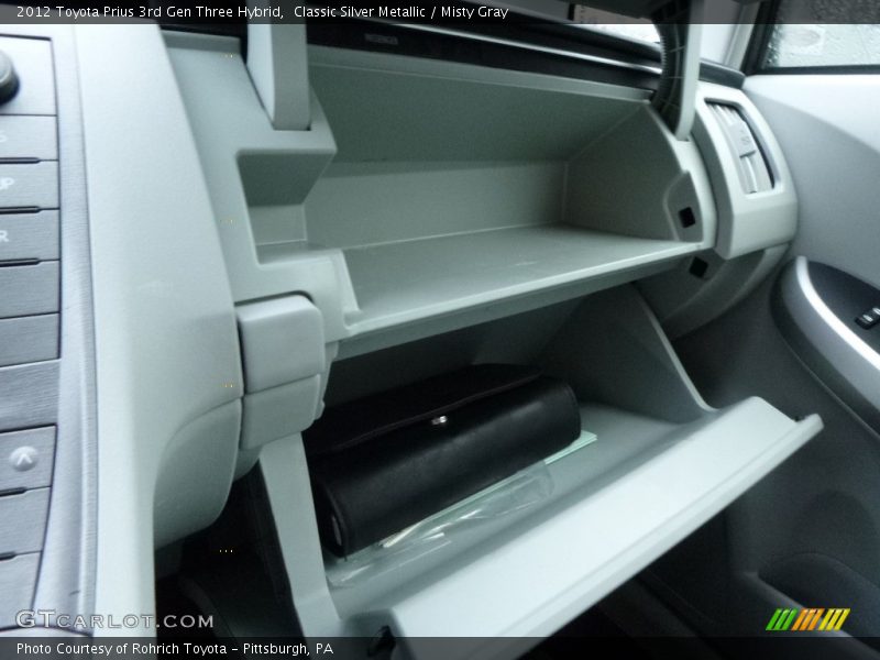 Classic Silver Metallic / Misty Gray 2012 Toyota Prius 3rd Gen Three Hybrid