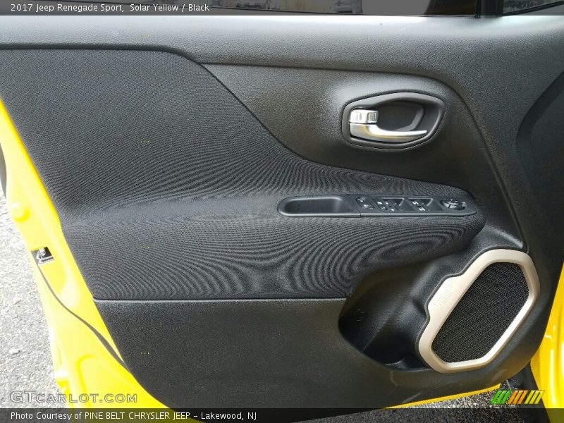 Solar Yellow / Black 2017 Jeep Renegade Sport