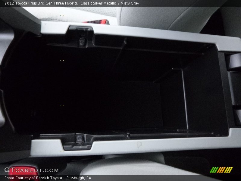 Classic Silver Metallic / Misty Gray 2012 Toyota Prius 3rd Gen Three Hybrid