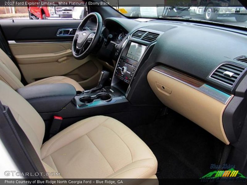 White Platinum / Ebony Black 2017 Ford Explorer Limited