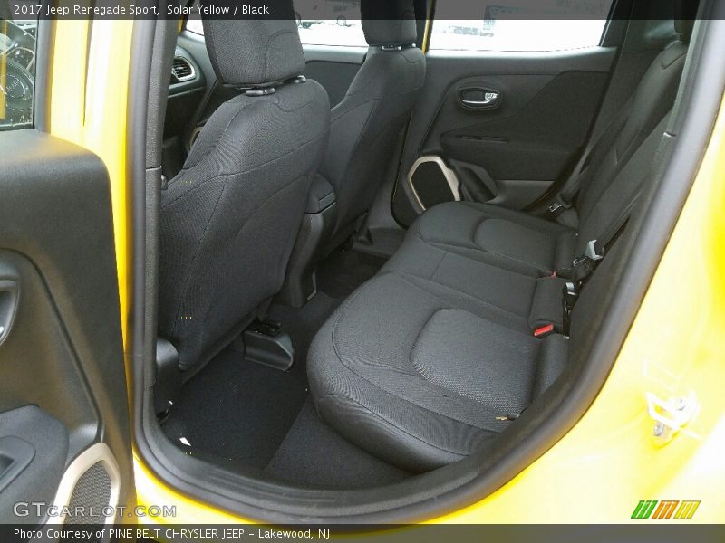 Solar Yellow / Black 2017 Jeep Renegade Sport