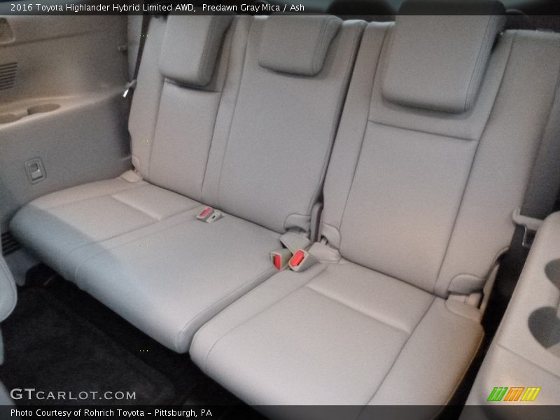 Predawn Gray Mica / Ash 2016 Toyota Highlander Hybrid Limited AWD