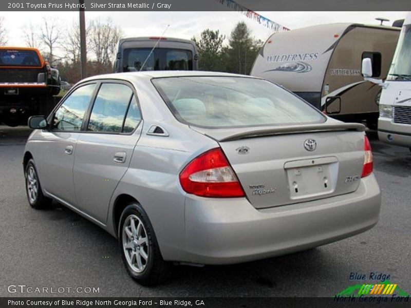 Silver Strata Metallic / Gray 2001 Toyota Prius Hybrid