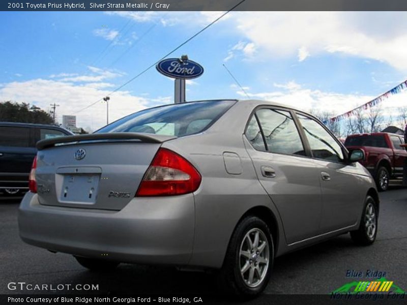 Silver Strata Metallic / Gray 2001 Toyota Prius Hybrid