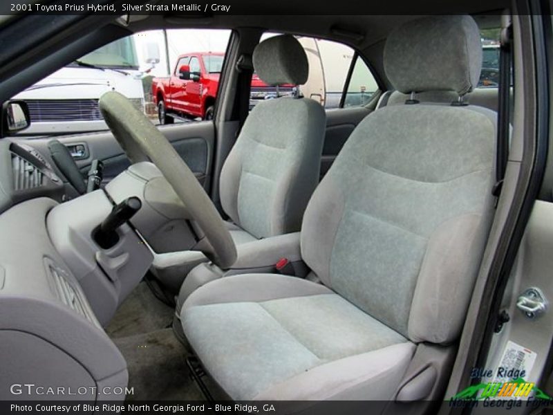 Silver Strata Metallic / Gray 2001 Toyota Prius Hybrid