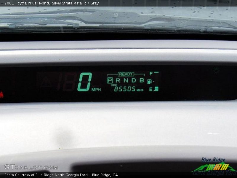 Silver Strata Metallic / Gray 2001 Toyota Prius Hybrid