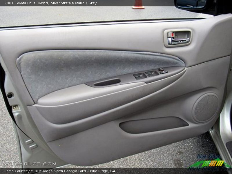 Silver Strata Metallic / Gray 2001 Toyota Prius Hybrid