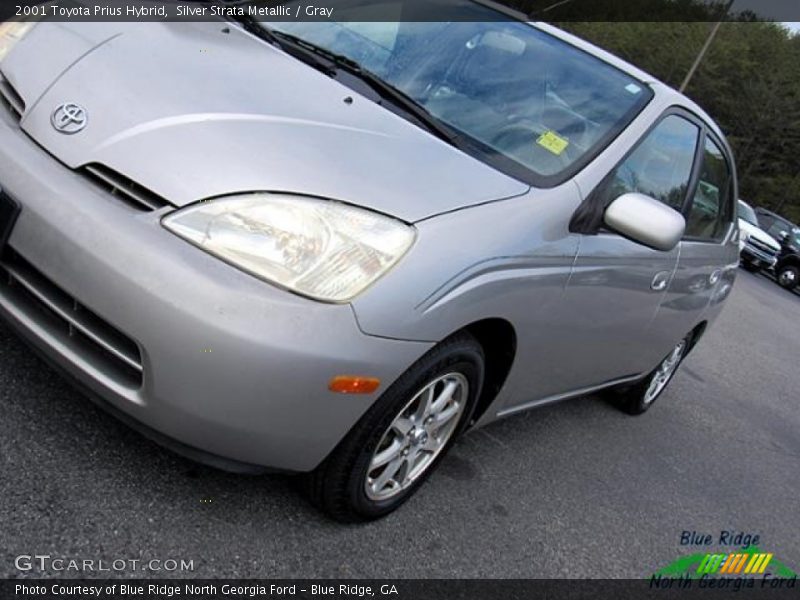 Silver Strata Metallic / Gray 2001 Toyota Prius Hybrid
