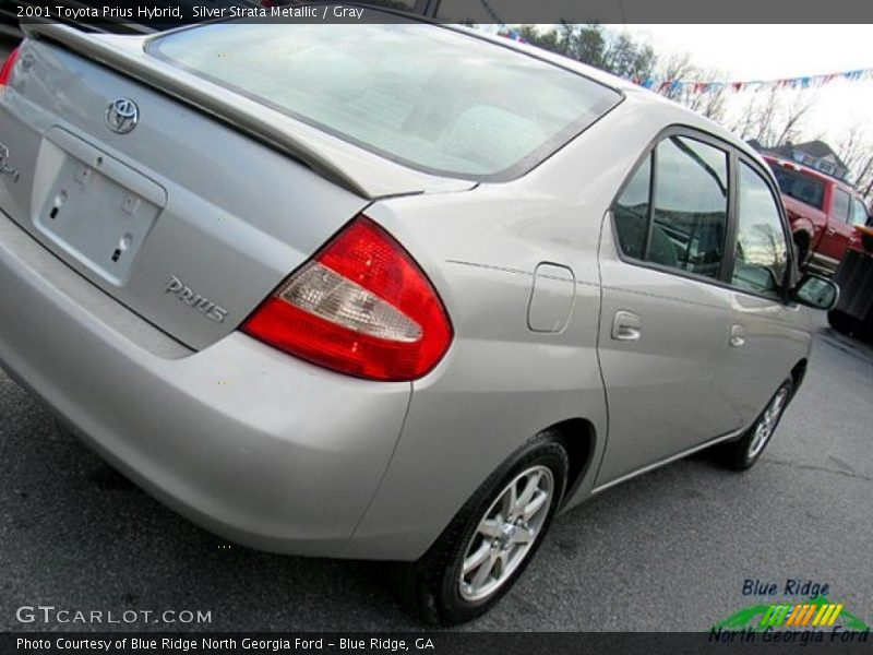 Silver Strata Metallic / Gray 2001 Toyota Prius Hybrid