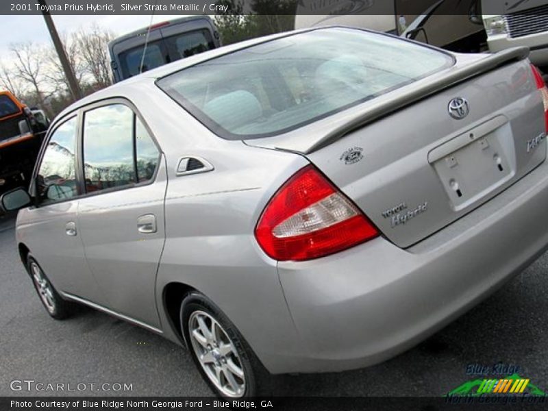 Silver Strata Metallic / Gray 2001 Toyota Prius Hybrid