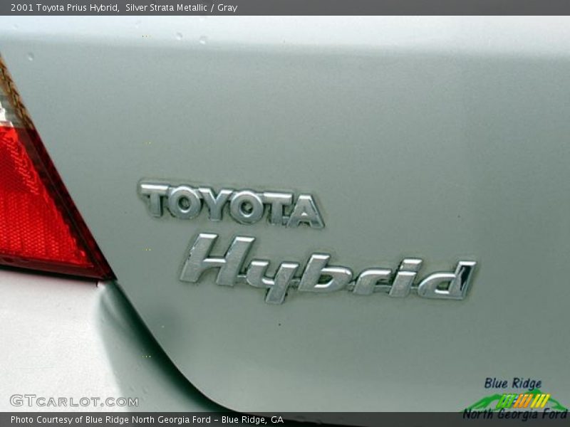 Silver Strata Metallic / Gray 2001 Toyota Prius Hybrid