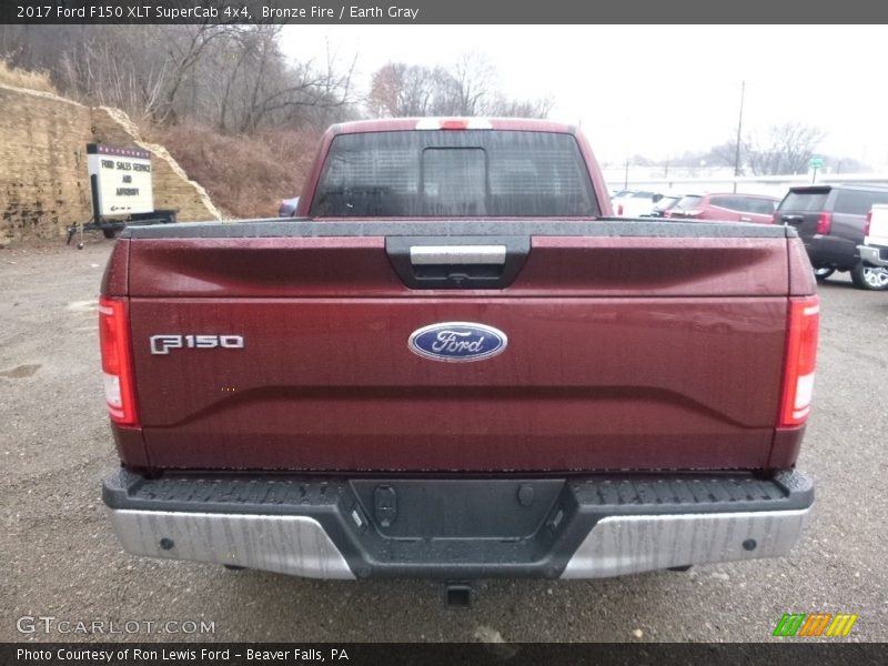 Bronze Fire / Earth Gray 2017 Ford F150 XLT SuperCab 4x4
