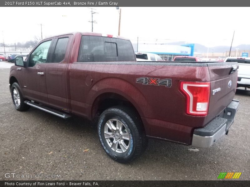 Bronze Fire / Earth Gray 2017 Ford F150 XLT SuperCab 4x4
