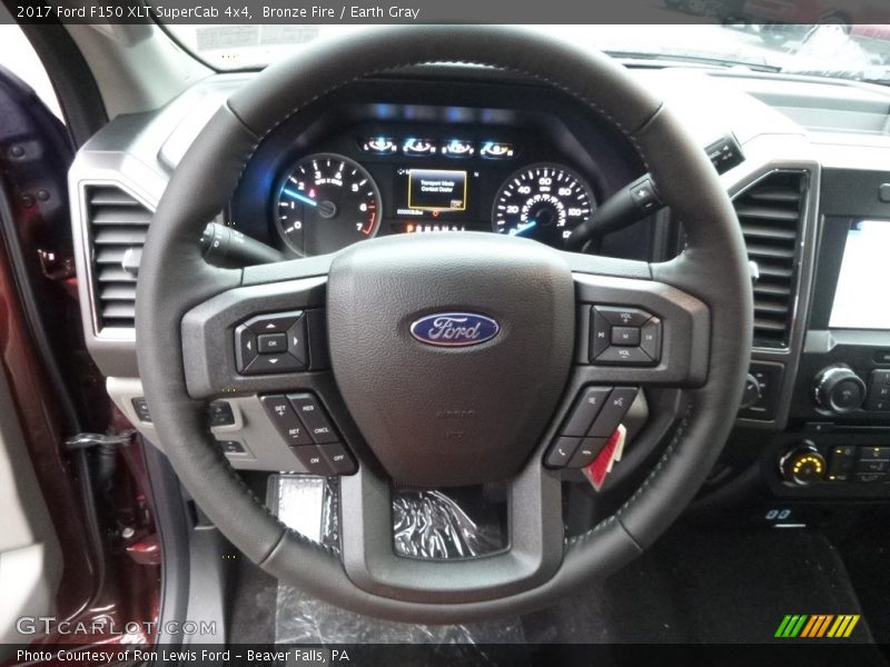 Bronze Fire / Earth Gray 2017 Ford F150 XLT SuperCab 4x4