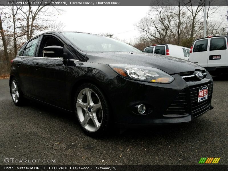 Tuxedo Black / Charcoal Black 2014 Ford Focus Titanium Hatchback