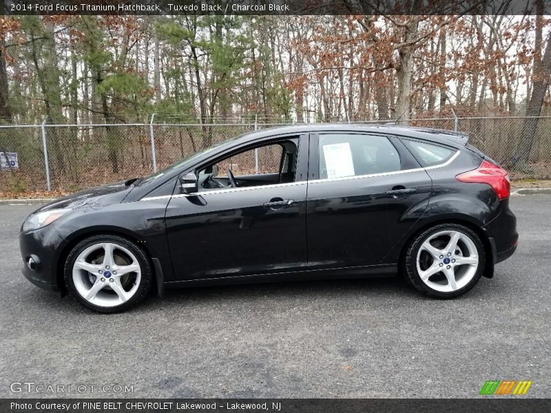 Tuxedo Black / Charcoal Black 2014 Ford Focus Titanium Hatchback