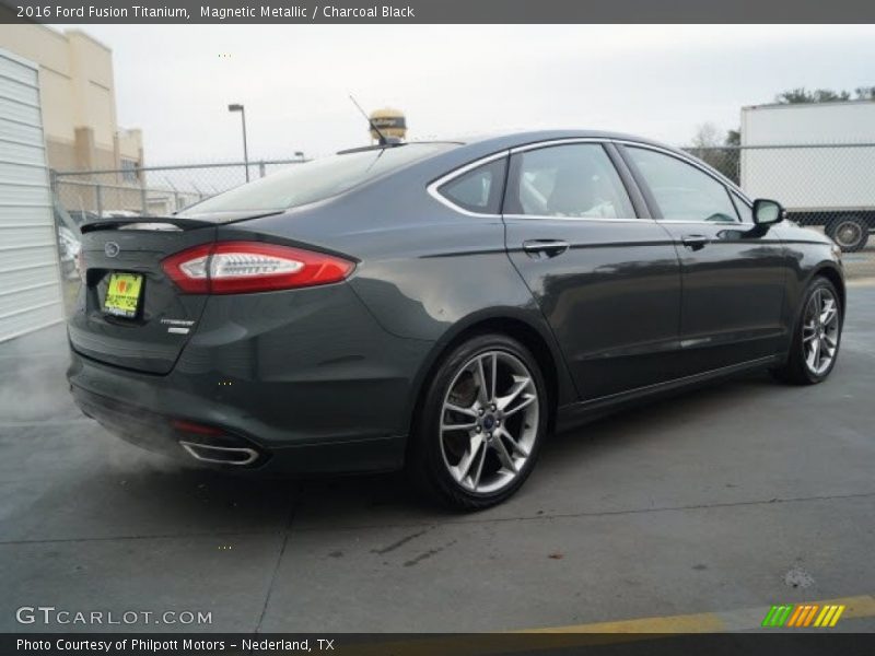 Magnetic Metallic / Charcoal Black 2016 Ford Fusion Titanium