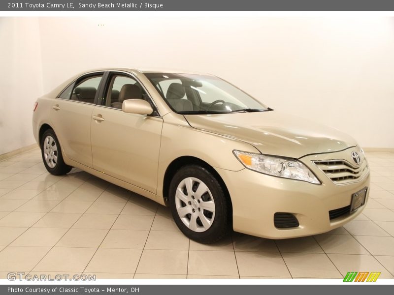 Sandy Beach Metallic / Bisque 2011 Toyota Camry LE