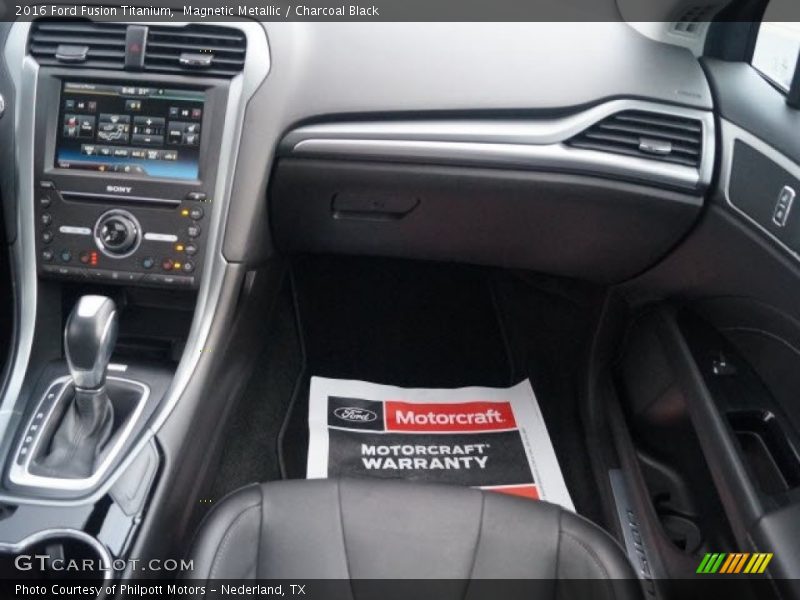 Magnetic Metallic / Charcoal Black 2016 Ford Fusion Titanium