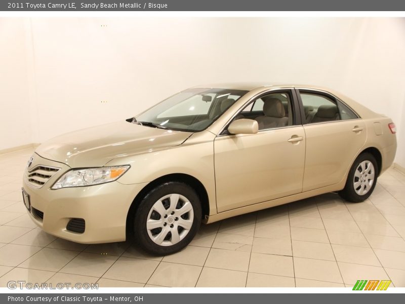 Sandy Beach Metallic / Bisque 2011 Toyota Camry LE