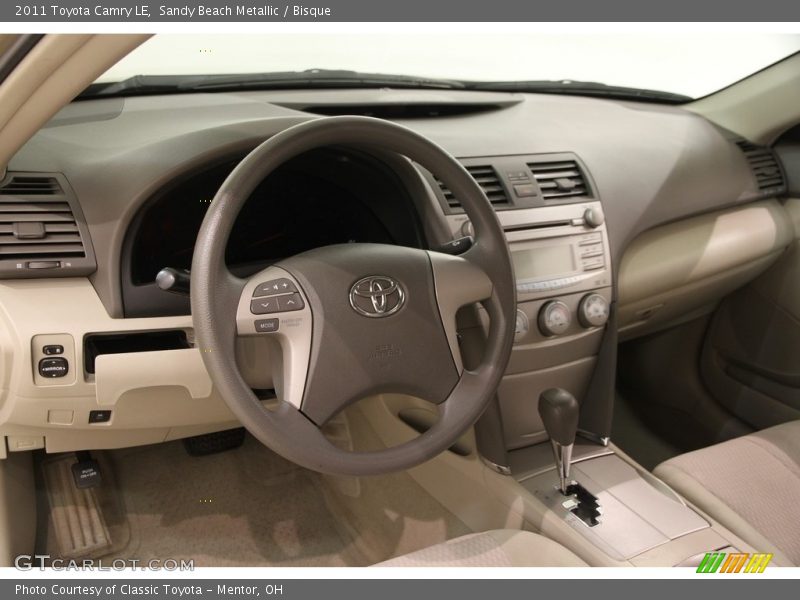 Sandy Beach Metallic / Bisque 2011 Toyota Camry LE