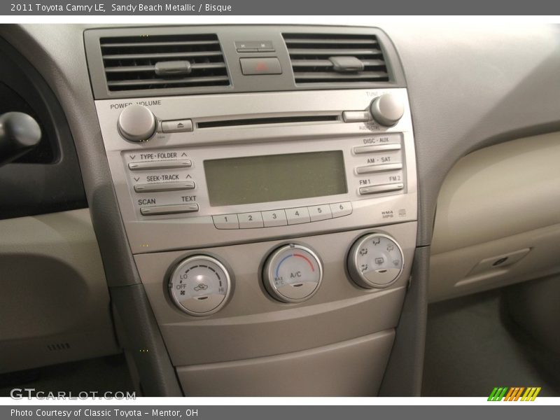 Sandy Beach Metallic / Bisque 2011 Toyota Camry LE