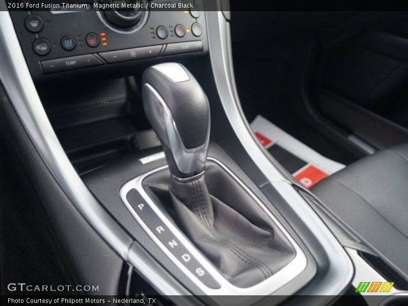 Magnetic Metallic / Charcoal Black 2016 Ford Fusion Titanium