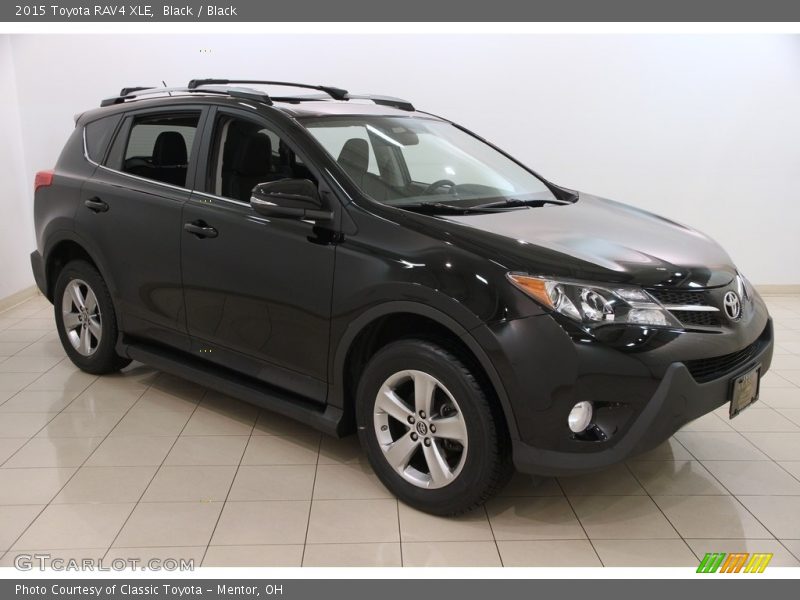 Black / Black 2015 Toyota RAV4 XLE