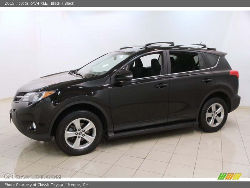 Black / Black 2015 Toyota RAV4 XLE