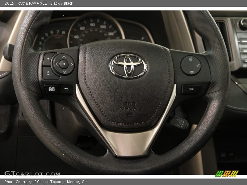 Black / Black 2015 Toyota RAV4 XLE