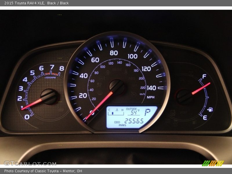 Black / Black 2015 Toyota RAV4 XLE