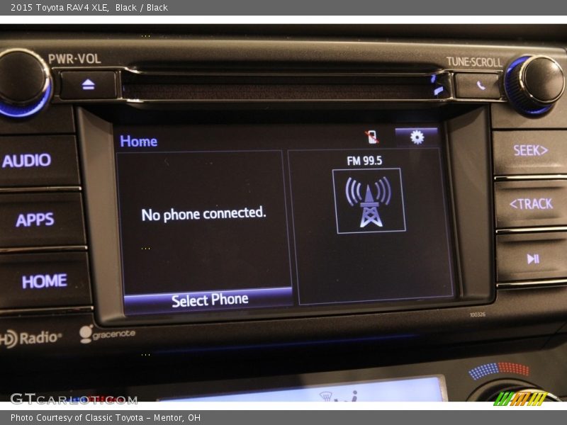 Black / Black 2015 Toyota RAV4 XLE