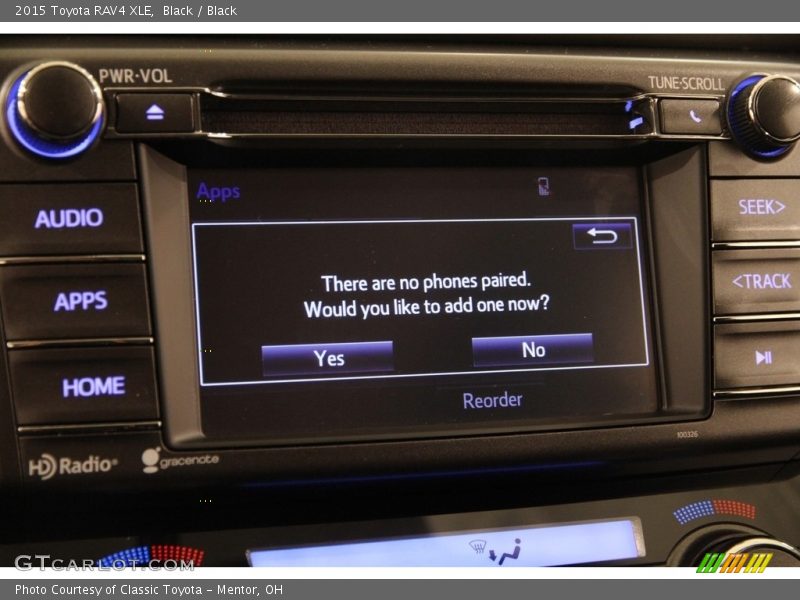 Black / Black 2015 Toyota RAV4 XLE