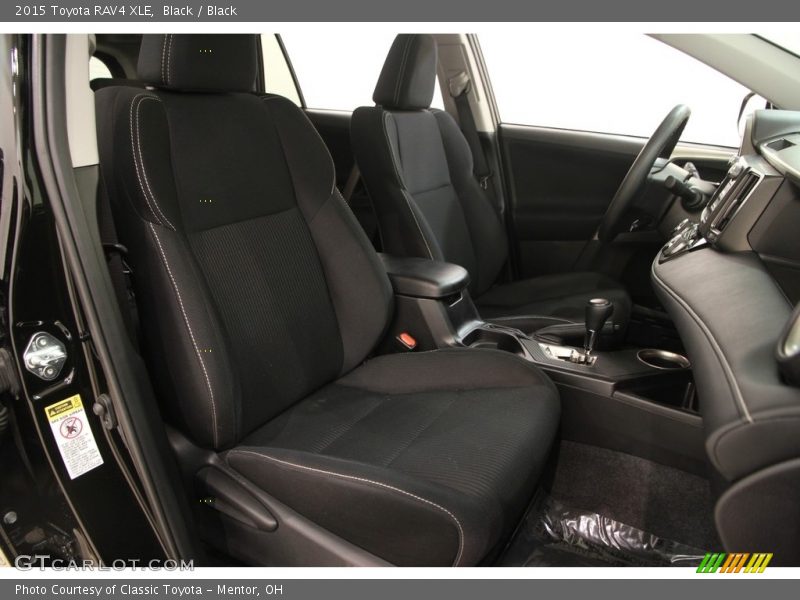 Black / Black 2015 Toyota RAV4 XLE