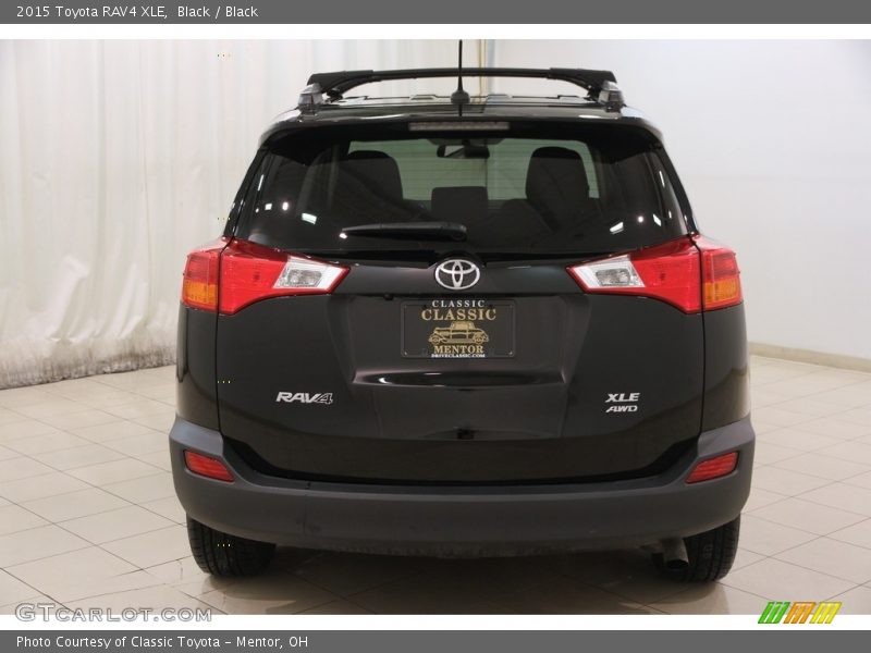 Black / Black 2015 Toyota RAV4 XLE