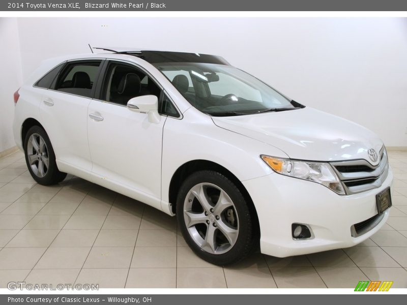 Blizzard White Pearl / Black 2014 Toyota Venza XLE