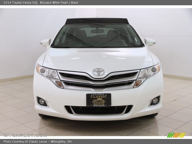 Blizzard White Pearl / Black 2014 Toyota Venza XLE
