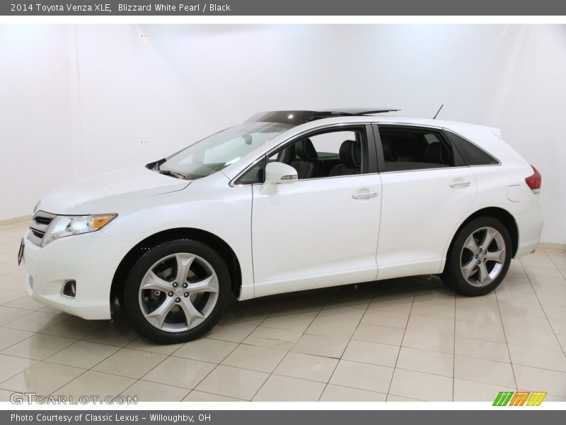 Blizzard White Pearl / Black 2014 Toyota Venza XLE